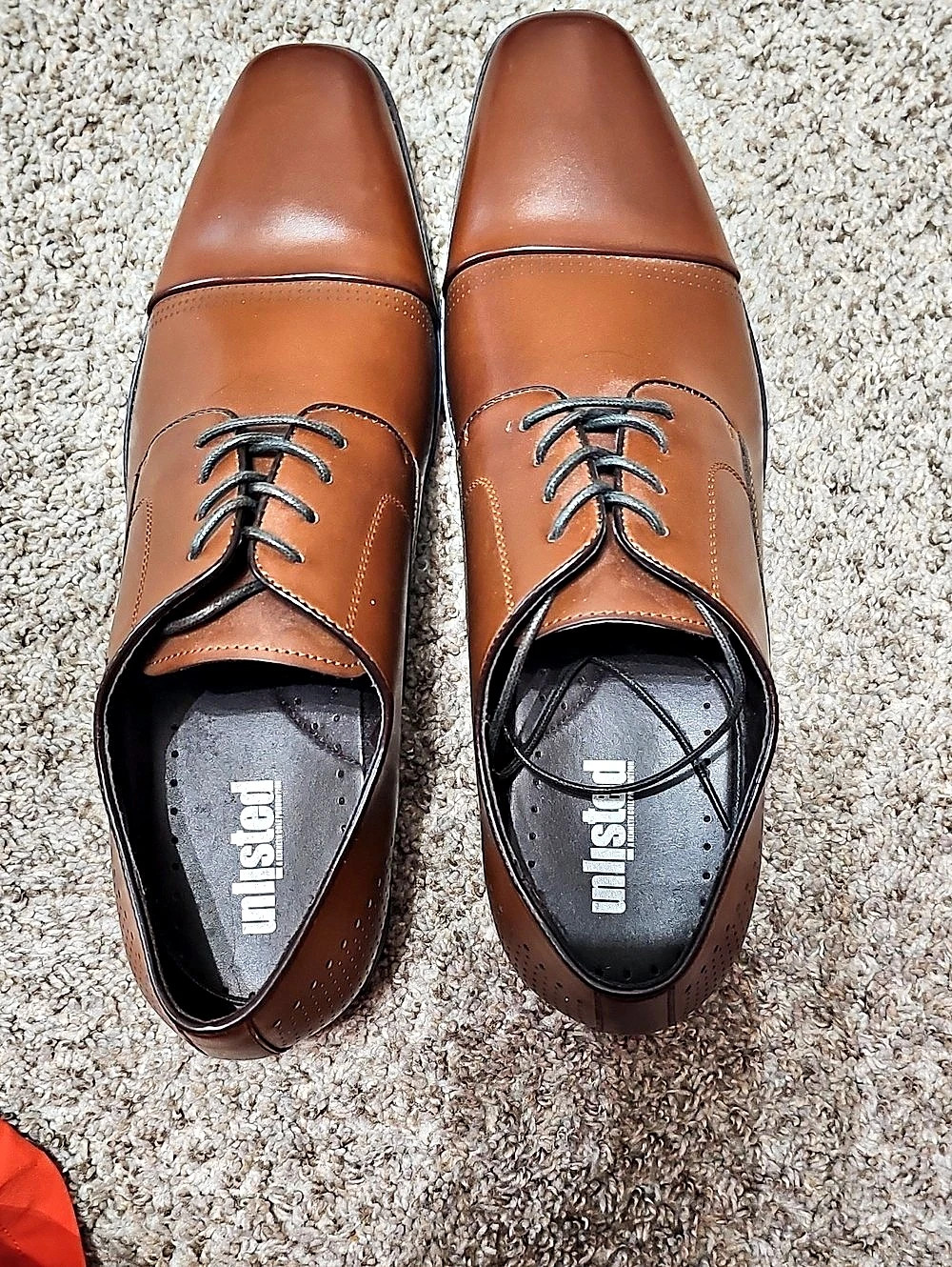 Unlisted Men's Brown Lace-Up Oxfords Like New